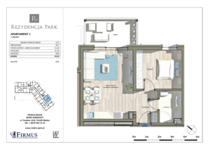 rzut apartamentu L14