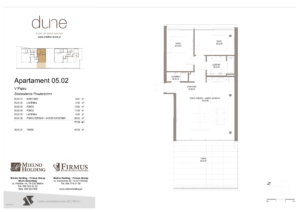 rzut apartamentu 502